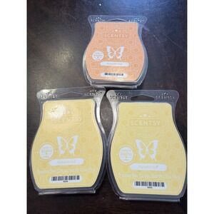 Scentsy Pumpkin Roll Lot of 3 wax bars New
